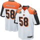 Youth Nike Cincinnati Bengals &58 Rey Maualuga Elite White C Patch NFL Jersey