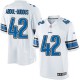 Youth Nike Detroit Lions &42 Isa Abdul-Quddus Elite White NFL Jersey