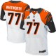 Men Nike Cincinnati Bengals &77 Andrew Whitworth Elite White C Patch NFL Jersey
