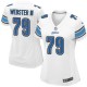 Women Nike Detroit Lions &79 Larry Webster III Elite White NFL Jersey