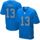 Men Nike Detroit Lions &13 T. J. Jones Elite Blue Alternate NFL Jersey