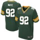 Men Nike Green Bay Packers &92 Reggie White Elite Green Team Color NFL Jersey