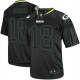 Hommes Nike Packers de verte Bay # 18 Randall Cobb élite Lights Out noir NFL Maillot Magasin