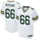Men Nike Green Bay Packers &66 Ray Nitschke Elite White NFL Jersey