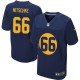 Hommes Nike Packers de verte Bay # 66 Ray Nitschke Élite Navy bleu alternent NFL Maillot Magasin
