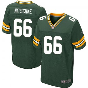 Hommes Nike Packers de verte Bay # 66 Ray Nitschke Élite vert couleur NFL maillot de Team