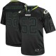 Men Nike Green Bay Packers &52 Clay Matthews Elite Lights Out Black NFL Jersey