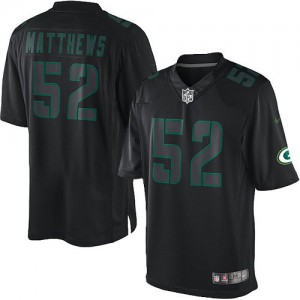 Hommes Nike Packers de verte Bay # 52 Clay Matthews élite noir incidence NFL Maillot Magasin
