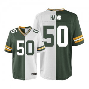 Hommes Nike Packers de verte Bay # 50 A.J. Hawk Élite Team/route deux tonnes NFL Maillot Magasin Hommes Nike Packers de verte Bay # 50 A.J. Hawk Élite Team/route deux tonnes NFL Maillot Magasin