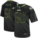 Men Nike Green Bay Packers &50 A.J. Hawk Elite Black Camo Fashion NFL Jersey