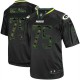 Men Nike Green Bay Packers &75 Bryan Bulaga Elite Black Camo Fashion NFL Jersey