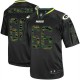 Men Nike Green Bay Packers &66 Ray Nitschke Elite Black Camo Fashion NFL Jersey