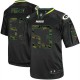 Men Nike Green Bay Packers &53 Nick Perry Elite Black Camo Fashion NFL Jersey