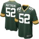 Youth Nike Green Bay Packers &52 Clay Matthews Elite Green Team Color C Patch NFL Jersey