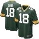 Youth Nike Green Bay Packers &18 Randall Cobb Elite Green Team Color C Patch NFL Jersey