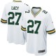 Youth Nike Green Bay Packers &27 Eddie Lacy Elite White NFL Jersey
