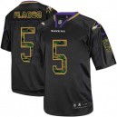 Men Nike Baltimore Ravens &5 Joe Flacco Elite Black Camo Fashion NFL Jersey