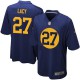 Youth Nike Green Bay Packers &27 Eddie Lacy Elite Navy Blue Alternate NFL Jersey