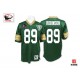 Mitchell And Ness Green Bay Packers &89 Dave Robinson Green Team Color 75TH Hall of Famers Premier EQT Throwback NFL Jersey