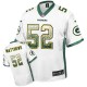 Men Nike Green Bay Packers &52 Clay Matthews Elite White Drift Fashion NFL Jersey