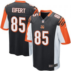 Couleur NFL maillot de l'équipe jeunesse Nike Cincinnati Bengals # 85 Tyler Eifert Élite noir