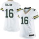 Women Nike Green Bay Packers &16 Scott Tolzien Elite White NFL Jersey