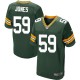 Men Nike Green Bay Packers &59 Brad Jones Elite Green Team Color NFL Jersey