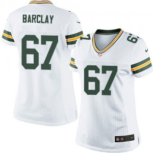 Femmes Nike Packers de verte Bay # 67 Don Barclay Élite blanc NFL Maillot Magasin