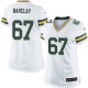 Women Nike Green Bay Packers &67 Don Barclay Elite White NFL Jersey