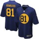 Youth Nike Green Bay Packers &81 Andrew Quarless Elite Navy Blue Alternate NFL Jersey