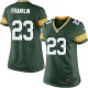 Women Nike Green Bay Packers &23 Johnathan Franklin Elite Green Team Color NFL Jersey