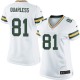 Women Nike Green Bay Packers &81 Andrew Quarless Elite White NFL Jersey