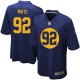 Youth Nike Green Bay Packers &92 Reggie White Elite Navy Blue Alternate NFL Jersey