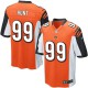Youth Nike Cincinnati Bengals &99 Margus Hunt Elite Orange Alternate NFL Jersey