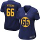 Women Nike Green Bay Packers &66 Ray Nitschke Elite Navy Blue Alternate NFL Jersey