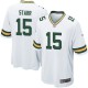 Youth Nike Green Bay Packers &15 Bart Starr Elite White NFL Jersey