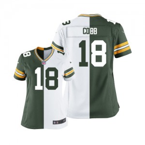 Femmes Nike Packers de verte Bay # 18 Randall Cobb élite Team/route deux tonnes NFL Maillot Magasin