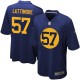 Youth Nike Green Bay Packers &57 Jamari Lattimore Elite Navy Blue Alternate NFL Jersey
