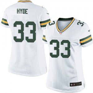 Femmes Nike Packers de verte Bay # 33 Micah Hyde Élite blanc NFL Maillot Magasin