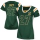 Women Nike Green Bay Packers &27 Eddie Lacy Elite Green Draft Him Shimmer NFL Jersey
