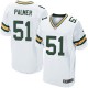Men Nike Green Bay Packers &51 Nate Palmer Elite White NFL Jersey