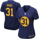 Women Nike Green Bay Packers &31 Davon House Elite Navy Blue Alternate NFL Jersey