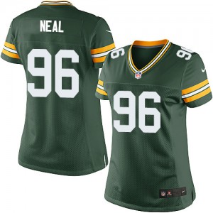 Femmes Nike Packers de verte Bay # 96 Mike Neal Élite vert couleur NFL maillot de Team
