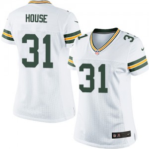 Femmes Nike Packers de verte Bay # 31 Davon maison Élite blanc NFL Maillot Magasin