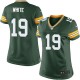 Women Nike Green Bay Packers &19 Myles White Elite Green Team Color NFL Jersey