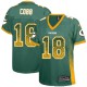 Women Nike Green Bay Packers &18 Randall Cobb Elite Green Drift Fashion NFL Jersey