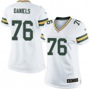 Women Nike Green Bay Packers &76 Mike Daniels Elite White NFL Jersey