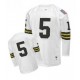 Mitchell and Ness Green Bay Packers &5 Paul Hornung Authentic White Throwback NFL Jersey