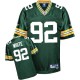 Reebok Green Bay Packers &92 Reggie White Green Team Color Premier EQT Throwback NFL Jersey