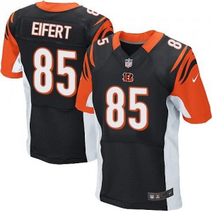 Hommes Nike Cincinnati Bengals # 85 Tyler Eifert Élite Noir couleur NFL maillot de Team